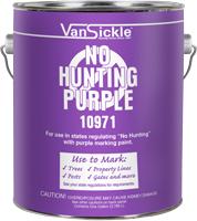 No Hunting Purple Latex
