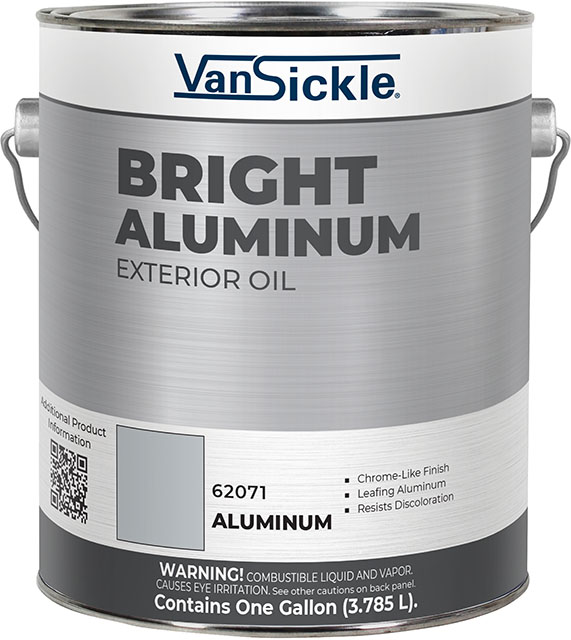 Bright Aluminum Exterior Oil Gallon