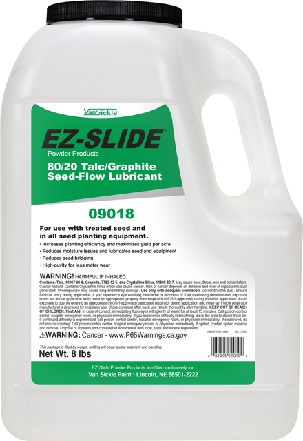 EZ-Slide 80/20 Talc/Graphite Powder Seed Lubricant | Van Sickle